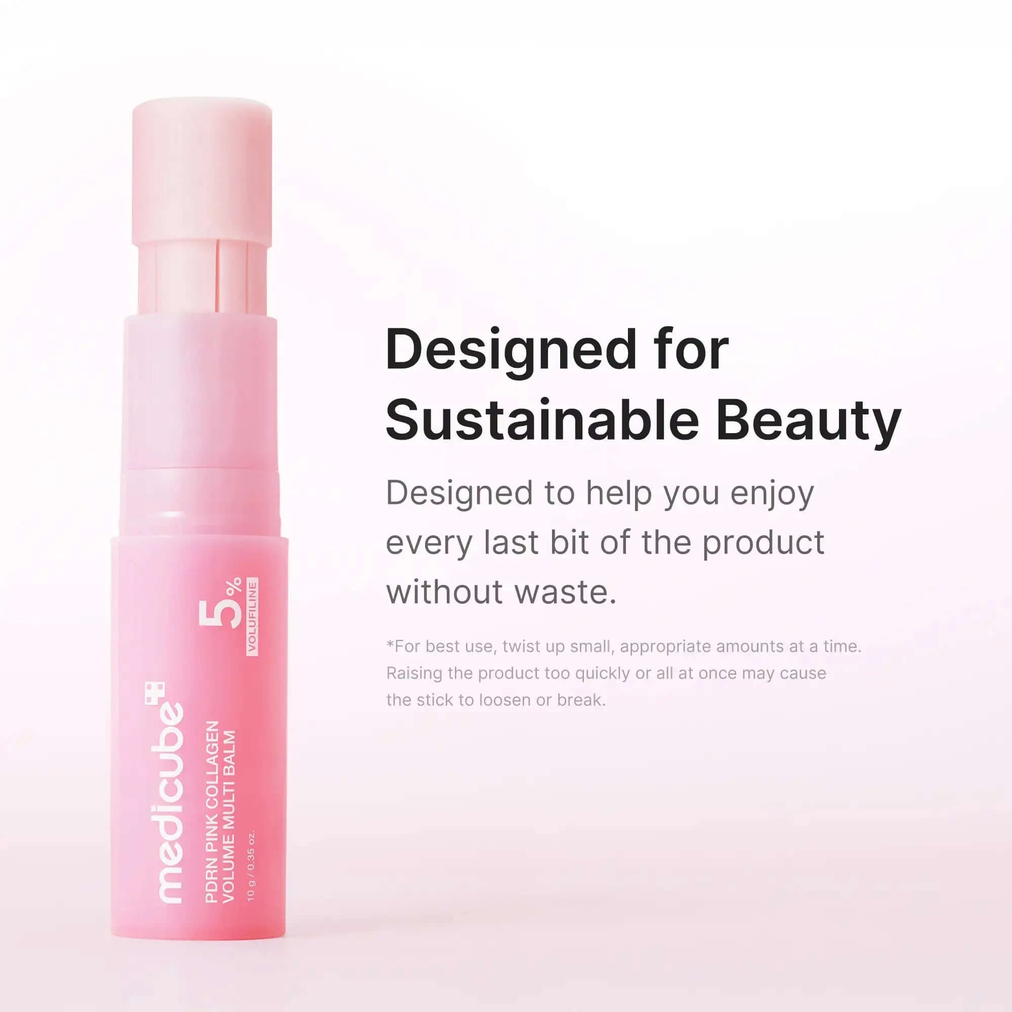 Medicube PDRN collagen balm application on smile lines