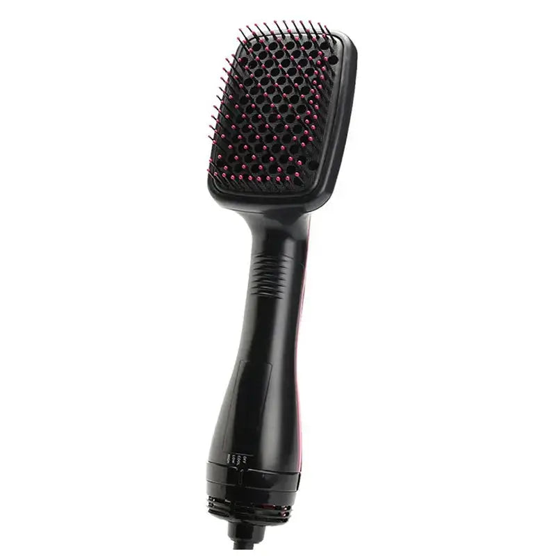 3-in-1 hot air styling brush for drying, curling, and straightening hair