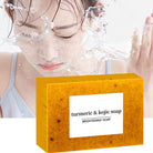 Premium Handmade Turmeric and Lemon Kojic Acid Soap for Shower and Facial Care – Available in 1, 3, or 5 Pieces