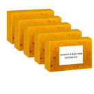 Premium Handmade Turmeric and Lemon Kojic Acid Soap for Shower and Facial Care – Available in 1, 3, or 5 Pieces