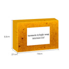 Handmade turmeric and lemon kojic acid soap bar